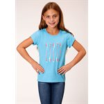 GIRLS BLUE ROPER T SHIRT