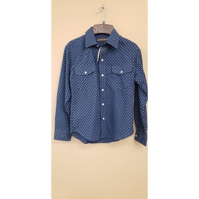 CHEMISE ROPER GARCON M / L NAVY STAR