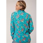 LADIES L / S TROPICAL AZTEC ROPER SHIRT