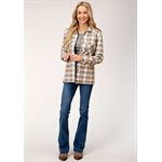 PLAID BLANKET CHEMISE FEMME ROPER