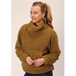 LADIES TEDDY BEAR BROWN POLAR FLEECE ROPER