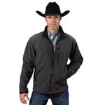 MENS SOFTSHELL ROPER CHARCOAL JACKET