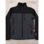 MANTEAU FILLE ROPER NOIR / GRIS