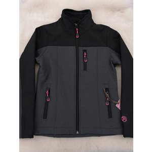 MANTEAU FILLE ROPER NOIR / GRIS