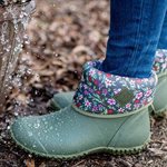 BOTTES - MUCK, FEMME, MUCKSTER, FLORAL / VERT