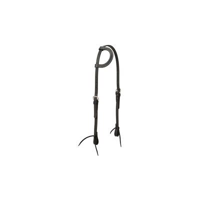 BLACK LATIGO HEADSTALL SLIDING EAR