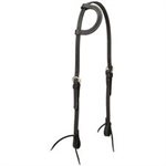 BLACK LATIGO HEADSTALL SLIDING EAR