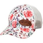 FLORAL WATERCOLOR MESH CAP