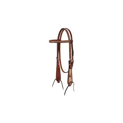 BROWBAND HEADSTALL COCO FEATHER