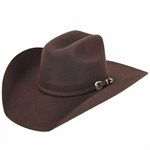 HIDALGO CHOCOLATE 3X FELT HAT