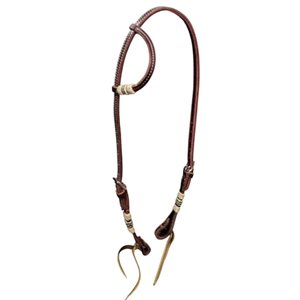 DR DOUBLE BUCKLE RAWHIDE HEADSTALL