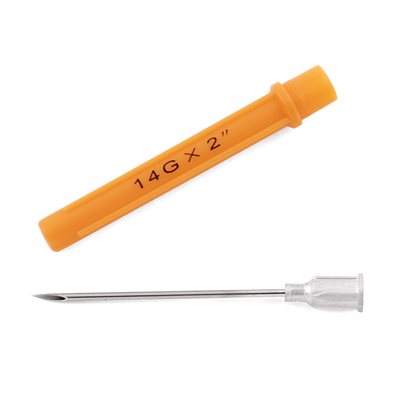 AIGUILLE HYPODERMIQUE 14G X 2'' (100)