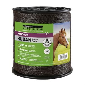 RUBAN MARRON 40MMMX200M PADDOCK