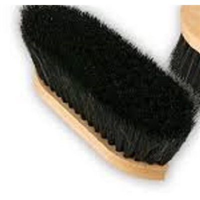 BROSSE EN BOIS 8" POIL LONG