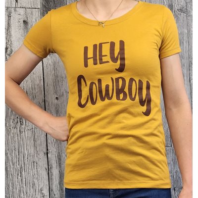 T SHIRT HEY COWBOY COWGIRL WAY