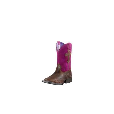 BOTTE ARIAT CROSSROADS BRUN / FUSCHIA