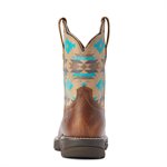 LADIES ANTHEM SHORTIE ARIAT BOOT TAN / TURQ