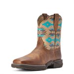 BOTTE SHORTIE ARIAT FEM TAN / TURQ AZTEC