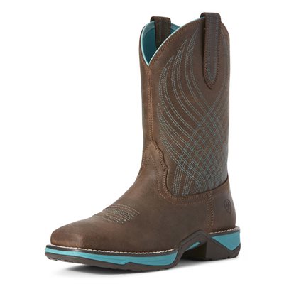 BOTTE FEMME ARIAT TURQ / BRUN ANTHEM JAVA