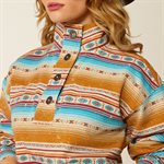 SWEATSHIRT FEM HOMETOWN ARIAT SERAPE PRINT