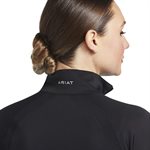 SUNSTOPPER FEM ARIAT NOIR 1 / 4 ZIP