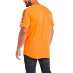 MENS ARIAT SAFETY ORANGE T SHIRT