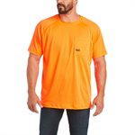 MENS ARIAT SAFETY ORANGE T SHIRT