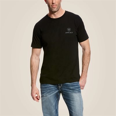 CORPORATE T SHIRT HOM ARIAT NOIR