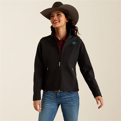 MANTEAU FEMME SOFTSHELL ARIAT BLACK / SERRANO