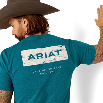 T SHIRT HOMME STACK ARIAT BLACK