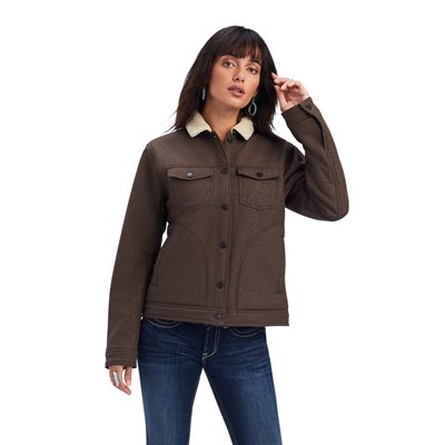 MANTEAU FEMME ARIAT SOFTSHELL BRAZIL NUT