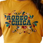 RODEO CHICA YELLOW TANK TOP FEM ARIAT