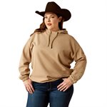 HOODIE FEMME ARIAT OATMEAL ESSENTIAL LOGO