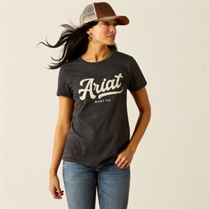 LADIES ARIAT BOOT SCRIPT T SHIRT