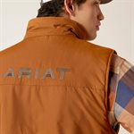 VEST HOM INS LOGO ARIAT CHESTNUT