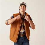 VEST HOM INS LOGO ARIAT CHESTNUT