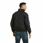 MANTEAU D'HIVER HOMME ARIAT LOGO NOIR / COBALT