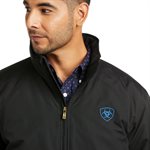 MANTEAU D'HIVER HOMME ARIAT LOGO NOIR / COBALT