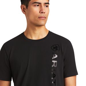 T SHIRT HOMME ARIAT NOIR LOGO