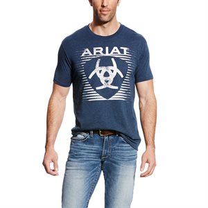 MENS ARIAT NAVY SHADE T SHIRT