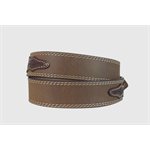 MENS 1 1 / 2 BROWN WESTERN BELT