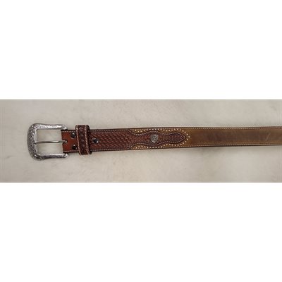 BELT ARIAT BSKWV BROWN