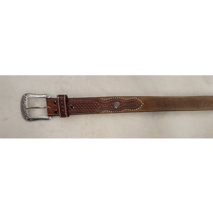 BELT ARIAT BSKWV BROWN