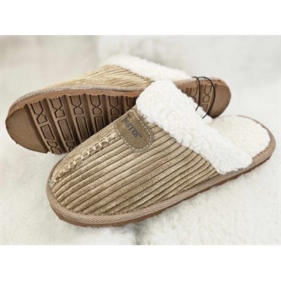 MENS STANLEY SLIDE SLIPPER TAN