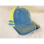 LADIES ARIAT CAP BLUE / LIME