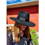 CHAPEAU FEMME FASHION NOIR