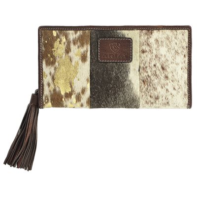 ARIAT WALLET COW HAIR